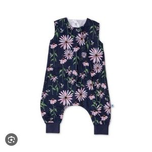 EUC Little Unicorn Muslin cotton sleep romper 18-24 m